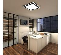 Globo Deckenleuchte LED Deckenlampe Designleuchte Kristalle Metallo Deckenlamp