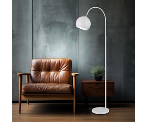 Globo Bogenleuchte Standleuchte LED da Lettura Moderno Bianco 150 cm