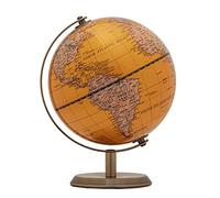 Globo, Con una base stabile e una mappa ad alta definizione dei riti della terra, decorazione della casa, marcatura di testo chiaro(14cm)