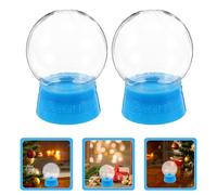 Globo d'acqua in plastica trasparente da 6 pezzi con tappo a vite per globi di