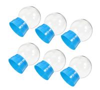 Globo d'acqua in plastica trasparente da 6 pezzi con tappo a vite per globi di