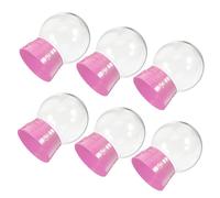 Globo d'acqua in plastica trasparente riempibile da 6 pezzi con tappo a vite