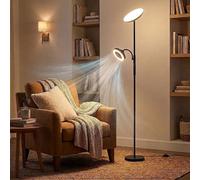 Globo Deckenfluter Lampada Piantana Ventilatore LED Touch Dimmer CCT
