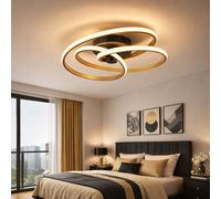 Globo Deckenlampe Deckenleuchte LED 1 Luce Oro Nero 50 cm 16 cm 40 W [EEK: Non valutato]