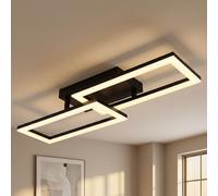 Globo Deckenlampe Deckenleuchte LED Schwarz Verstellbar 20 W 230 V Warmweiß