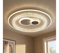 Globo Deckenlampe Deckenleuchte LED Weiß CCT Tageslicht Ø 49,5 cm