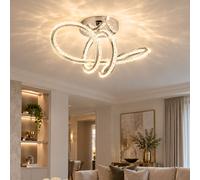 Globo Deckenlampe LED CCT Dimmbar con Telecomando, 50 cm, 230 V