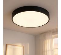 Globo Deckenlampe LED CCT Schwarz Rund 37,8 cm 24 W 1500 lm 230 V IP20