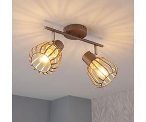 Globo Deckenlampe Wandlampe Deckenleuchte Marrone LED Spot Verstellabile