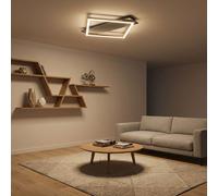 Globo Lampada Da Soffitto In Legno 1 Faretto LED Grigio Warm 230V 18W 950lm
