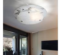 Globo Deckenleuchte LED Blüten Blumen Dekor, Deckenlampe, Flurlampe, Ø 25 cm