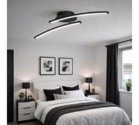 Globo Deckenleuchte LED Stab Design 12 W 59 cm Schwarz