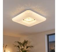 Globo Deckenleuchte LED Sternenhimmel Kristalle 43x43 cm, Weiß [EEK: Non valutato]