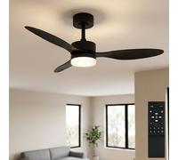 Globo Deckenventilator LED Deckenlampe 3 Flügel Timer CCT Dimmer D 106 cm