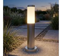 Globo Design Stand Steh Lampada LED Inox Esterno IP44 230 V 45 cm 1 Luce E27