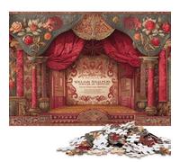 Globo di Shakespeare Puzzle in Legno 1000 Pezzi Adulto Regalo Per Amore E Amico Gioco EduGattoion Decorazione Interna Unica Per Gioco Familiare Stress Relief 1000pcs (75x50cm)