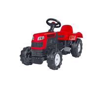 Globo Dolu - Trattore a Pedali per Bambini - Rosso - Dimensioni 81,5 x 52 x 45 - Ruote sagomate - Comodo Sedile - Clacson funzionante - 40782 Giocattoli