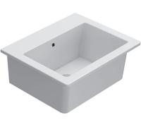 Globo Forty3 lavabo 60x50 cm rettangolare a parete bianco FO063BI