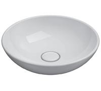 Globo Free lavabo 40x40 cm rotonda da appoggio bianco LAT41BI
