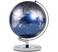 Globo Geografico 9.8 Pollici di Diametro Globo Mondiale 360 Gradi Rotante Globo Educativo Antico Desktop Mappa Geografica Globo per Ufficio, Style C
