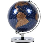 Globo Geografico 9.8 Pollici di Diametro Globo Mondiale 360 Gradi Rotante Globo Educativo Antico Desktop Mappa Geografica Globo per Ufficio, Style G