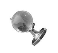 Globo Geografico da Tavolo in Cristallo, Decorativo per Casa e Negozio | Design Vivace e Creativo, Aspetto Trasparente, Effetto Pratico e Ornamentale, per Feste di Nozze e Matrimonio