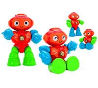 Globo Robot Tino a batterie con luci e Suoni, Multicolore, GLO1231