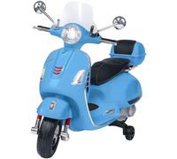 Globo Giocattoli -Vespa Elettrica GTS Super Sport 12V Azzurra, 102 x 75 x 51 moto elettrica per bambini - e-Spidko 39987