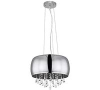 Lampada a Sospensione Luce Tavolo da Pranzo Cristalli Fumé Sala D 35 CM [EEK: Non valutato]