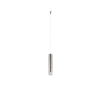 GLOBO Lampada a sospensione a batteria Pelo, colore argento, dimmerabile e rimovibile, diametro 3,8 cm