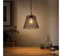 Globo Lampada A Sospensione LED Nera Gitter, 1 Luce, 120 Cm [EEK: F]