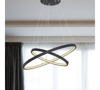 Globo Lampada a sospensione LED Ralph, 2 luci, nero 67192-42B