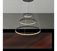 Globo Lampada a sospensione LED Ralph, 3 luci, nero Globo