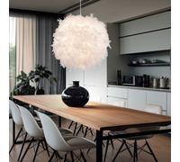 Globo Lampada A Sospensione Pendellampe Moderna Bianco E27 60x130cm [EEK: Non valutato]