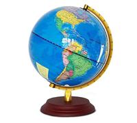 Globo, Lampada da scrivania creativa piccola Lampada da tavolo for bambini e adulti con supporto Globo con testo chiaro(A Light,Small)