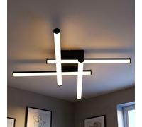 Globo Lampada Da Soffitto LED Deckenleuchte Regolabile Nero 50 cm