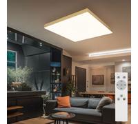 Globo Lampada Da Soffitto LED Dimmerabile Bianca Con Telecomando Larghezza 45 Cm