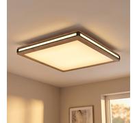 Globo Lampada Da Soffitto LED In Legno 3 Modi L 60 Cm Marrone, 230 V