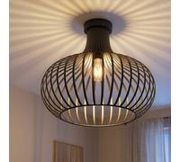 Globo Lampada Da Soffitto LED Moderna Metall Nero Ø40cm 7W IP20