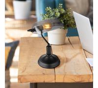 Globo Lampada da tavolo Antique, color fumo/nero opaco, altezza 37 cm Globo