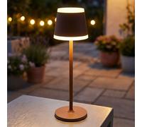 Globo Lampada Da Tavolo LED Esterno Interno Terrazza Ruggine Touchdimmer 38,5 cm