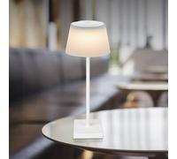 Globo Lampada da tavolo LED Gregoir, bianco opaco, altezza 38 cm, CCT Globo