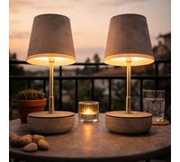 Globo Lampada Da Tavolo Solare Esterno Per Balcone Sabbia LED 2 Pezzi Regolabile [EEK: Nicht bewertet]