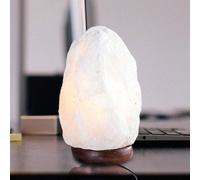 Globo Lampada da tavolo Stone, salgemma bianco Globo