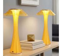 Globo Lampada Da Tavolo Touch Dimmer CCT LED 2x Oro 2700K 4500K 6500K