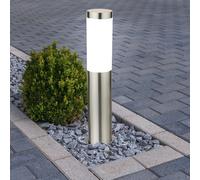 Globo Lampada Da Terra LED Da Esterno In Acciaio 1 Luce IP44 E27 45 Cm