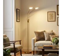 Globo Lampada Da Terra Touch Dimmer In Ottone CCT LED 2700-4000K 173cm