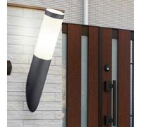 Globo Lampada Esterna Da Parete E Piantana Con Sensore, Acciaio Inox, IP44, 230V