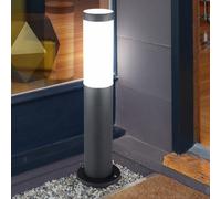 Globo Lampada Esterna Da Parete E Piantana Con Sensore, Acciaio Inox, IP44, 230V