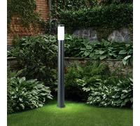 Globo Lampada Esterna Da Parete E Piantana Con Sensore, Acciaio Inox, IP44, 230V